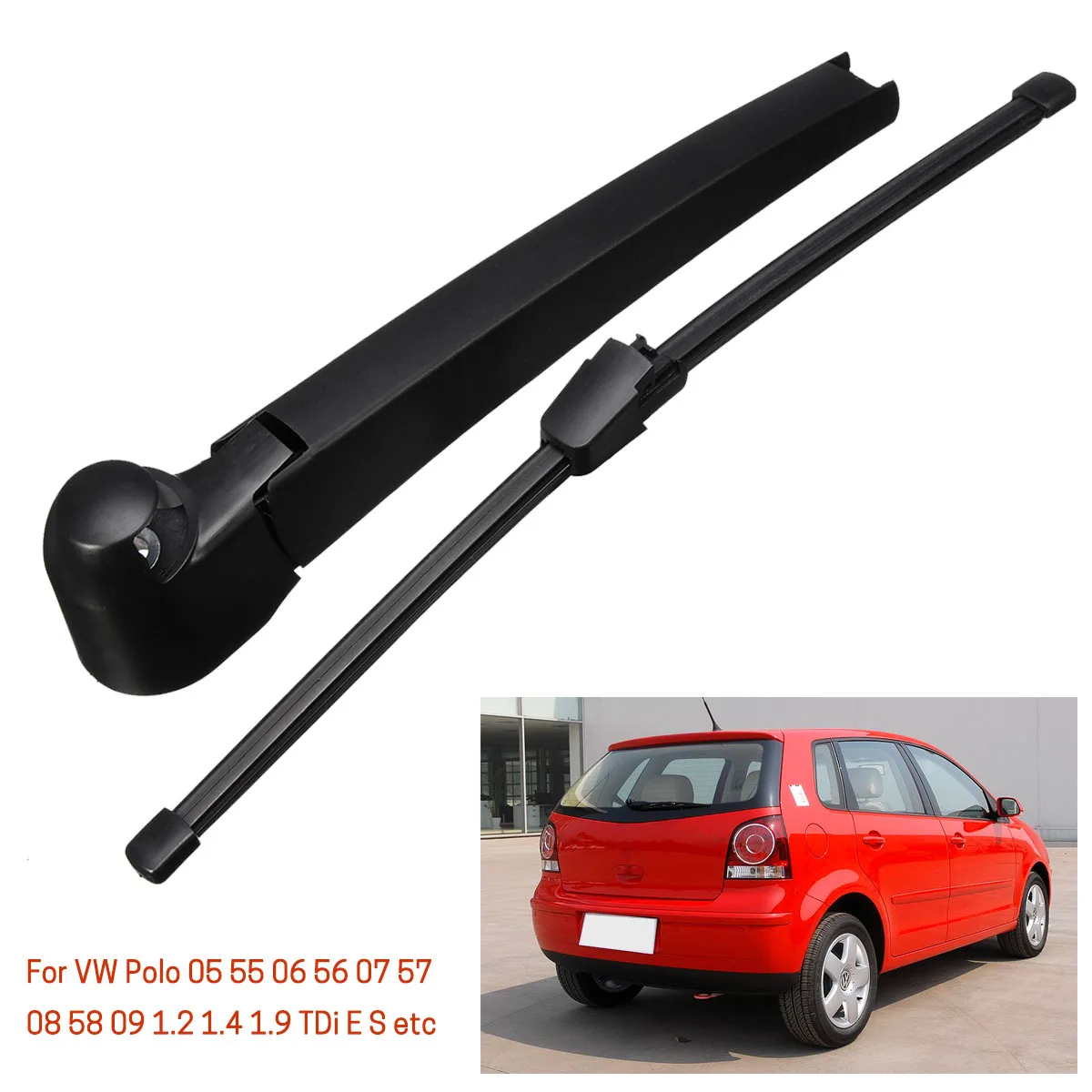 325 мм Автомобильная планка стеклоочистителя для VW Polo 2005 55 2006 56 2007 57 2008 58 2009 1 2 4 9 TDi E