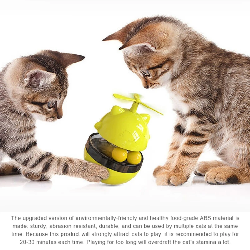 

Dog Cat Interactive Food Dispenser Toy Tumbler Turntable Ball Food Leakage Smart Toys For Dogs Playing Training New Arrival