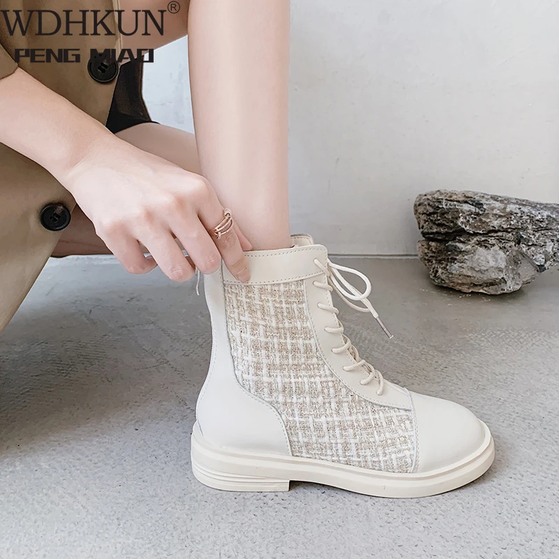 

2021 Autumn Boots Women's Breathable Mesh Boots Wild Trendy Women Ins Cool Short Boots Personality