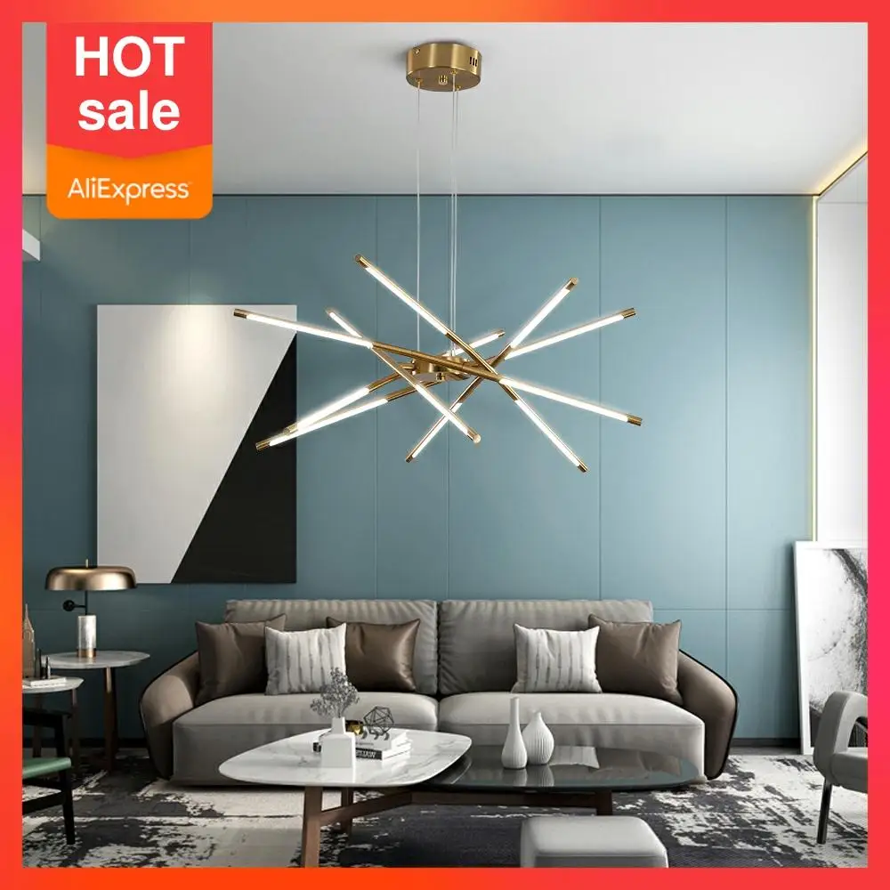 Новый Nordic светодиодный люстра лампа для гостиной Обеденная Кухня Спальня