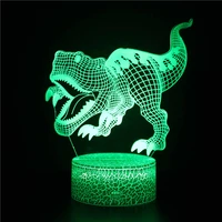 3d led lamp illusion night lights for kids room dinosaur table lamp for bedroom kids gifts toys birthday party decorative lamp