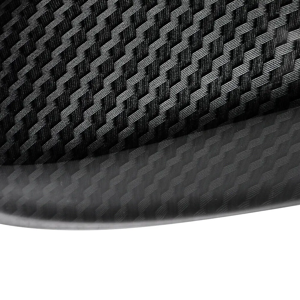 

1 Pair Rearview mirror housing Accessories Black Cap Carbon Fiber Side