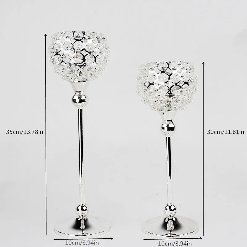 Европейский хрустальный металлический подсвечник фонарь свадебное украшение