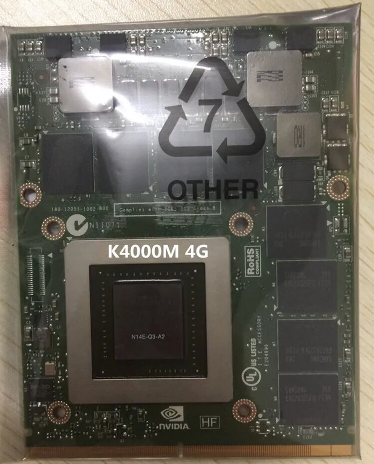 Видеокарта для K4000M K 4000M VGA графическая карта IMAC A1312 4 Гб 05DGTT 5DGTT ноутбука DELL M6700 M6600