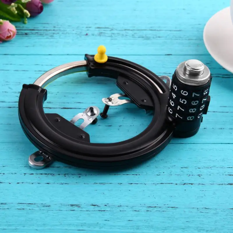 

Black Bike Lock General Bicycle Horseshoe Claws Anti-theft Lock Password Share Bike MTB Bicycle Locks Outdoor Bicycle Accessorie