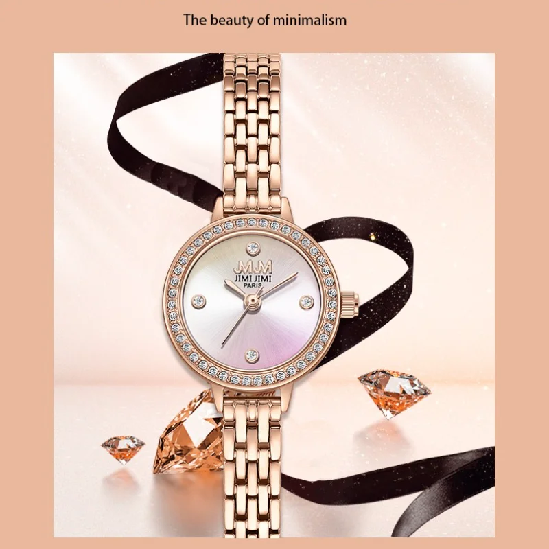 

JM Lady Light Luxury Girl Series Quartz Watch Exquisite Compact Dial Quartz Watch With Japanese Movement Wrist Watches For Women
