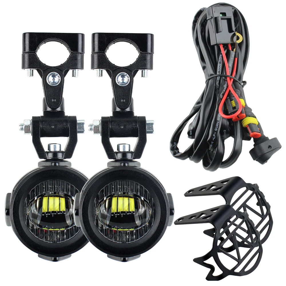 

40W LED Motorcycle headlights Fog Lamps 6500k auxiliary for BMW R1200GS K1600 F800GS F700GS F650GS Car lamps