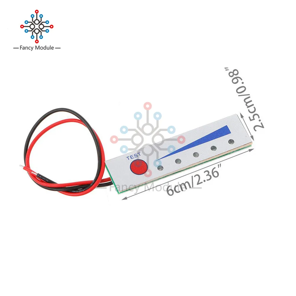 2S 3S 4S 6S 8 4 V 12 6 21V 16 Индикатор емкости литиевого аккумулятора Тестер питания платы