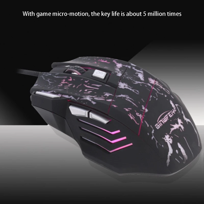 Игровой Мышь Проводная игровая мышь USB рабочий стол Цвет проводной Офис |