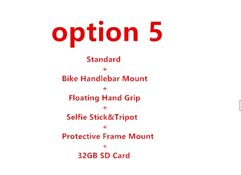 Option 5 Экшн-камера tieye i60+ Ultra HD 4 K/30fps, WiFi, 2,0 дюйма, экшн-камера для подводного плавания, водонепроницаемая, камера для записи видео на шлем, Спортивная камера - Название цвета: Option 5