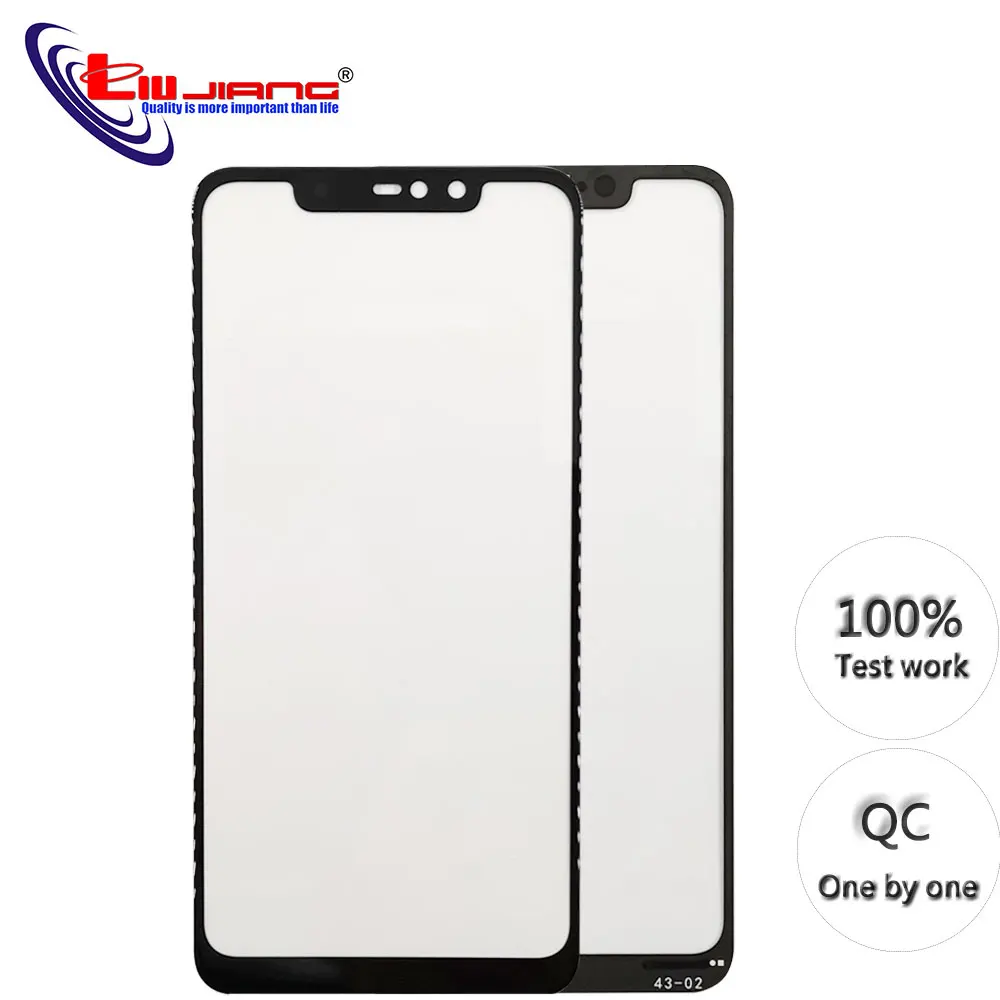 Сенсорная панель для XiaoMi Redmi Note 6 Pro фронтальная внешняя стеклянная линза