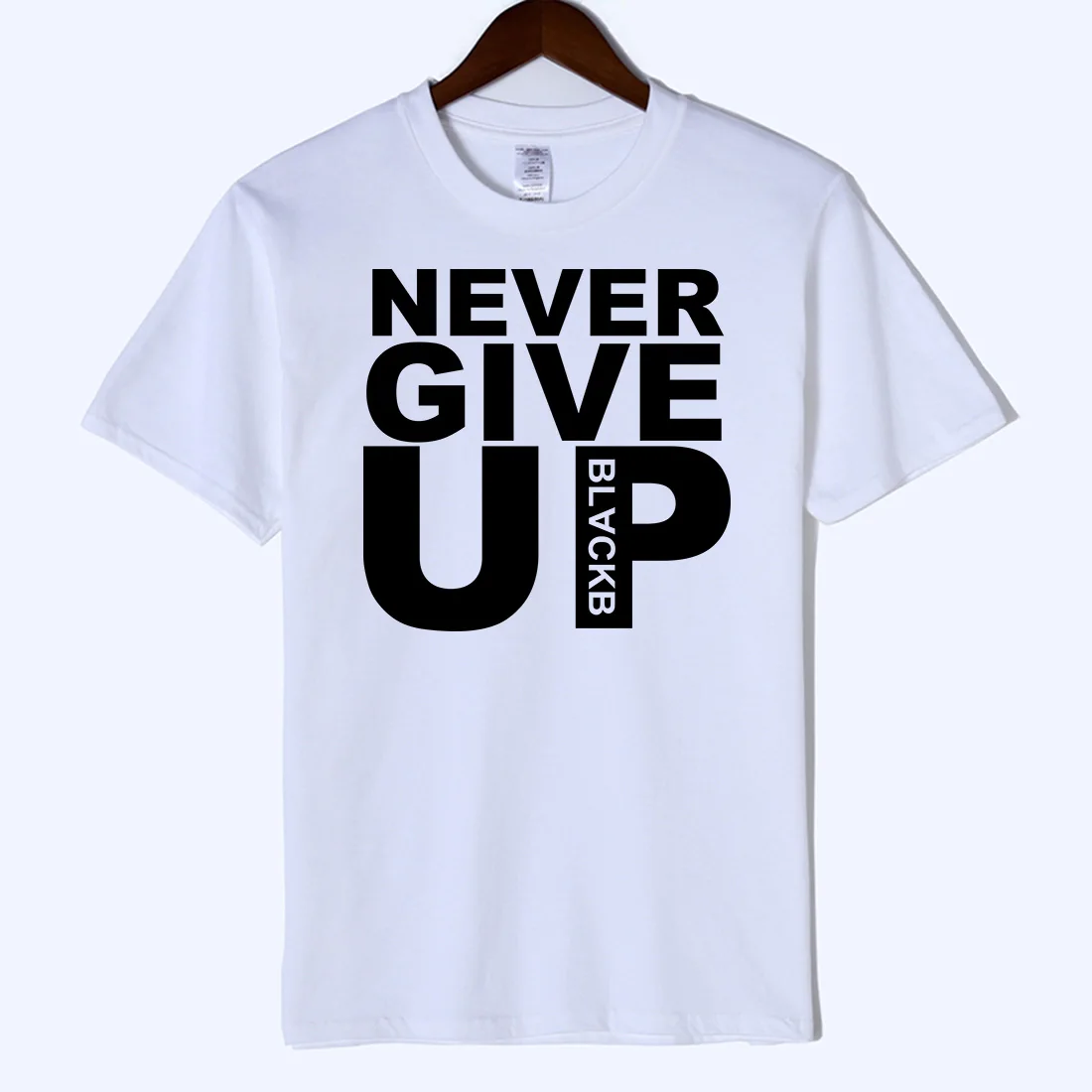 

Men's T-shirts O-neck Short Sleeve Never Give Up You'll Never Walk Alone T Shirt Summer Tees Camisetas