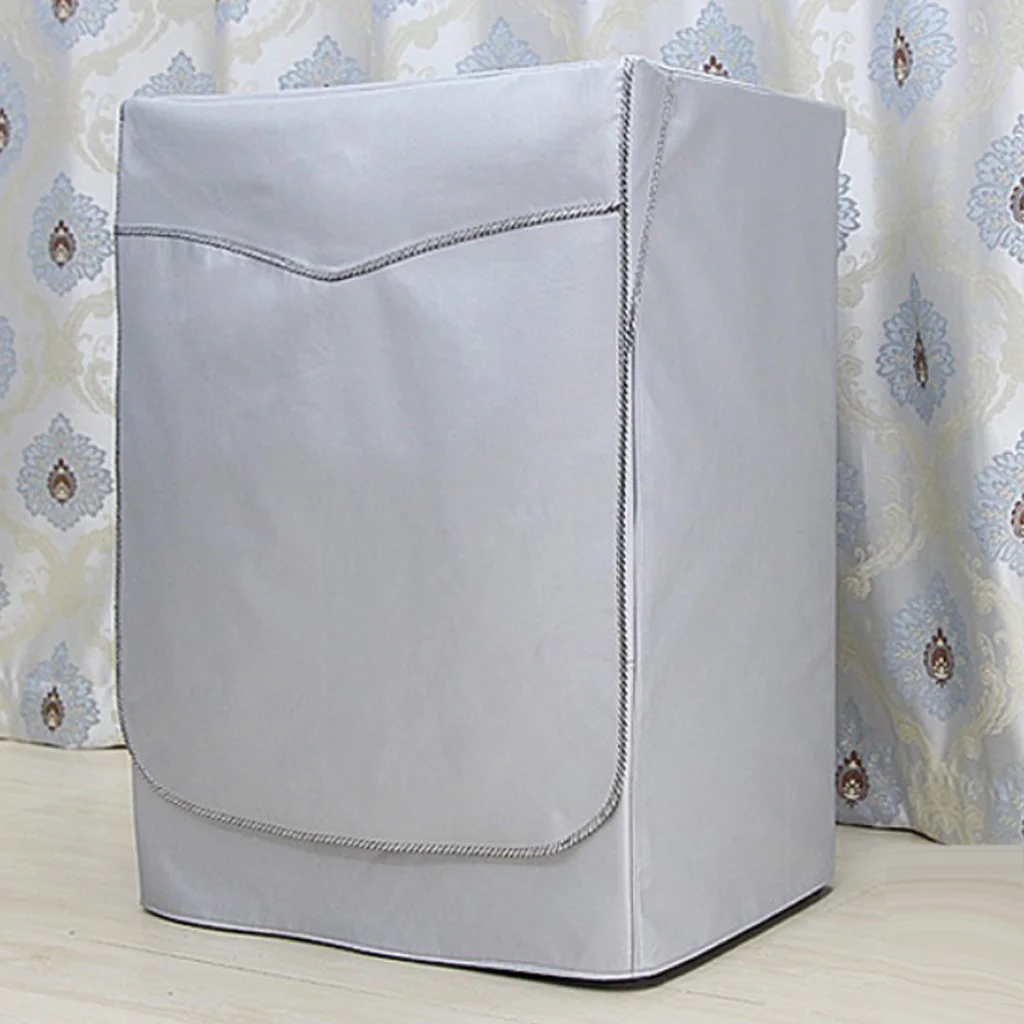 

Silver Oxford cloth Protective Cover for Washing Machine Anti Dust Sunscreen Cover Case Bag - Sunscreen