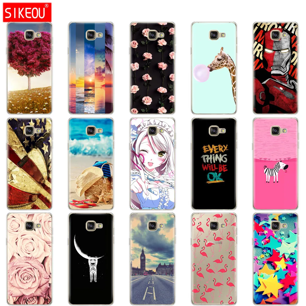 SIKEOU мягкий TPU чехол для samsung Galaxy A5 5 510 A56 телефона SM-A510 SM-A510F SM-A510M SM-A510FD SM A510F/DS A510FD
