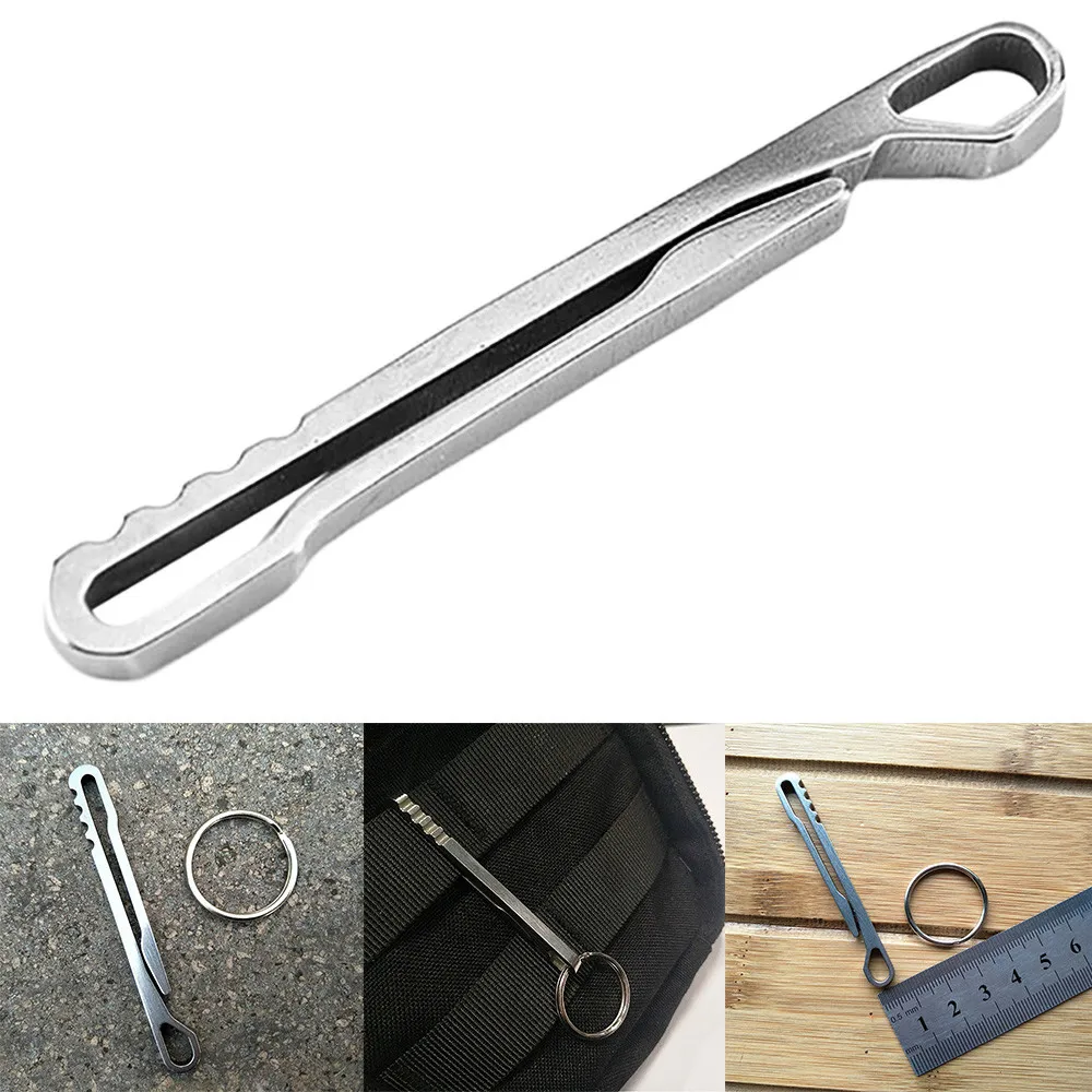 Alloy Titanium Carabiner KeyChain Hook Clip Outdoor Camping Hiking EDC Tool Multifunctional climbing Equipment carabiner clip | Спорт и
