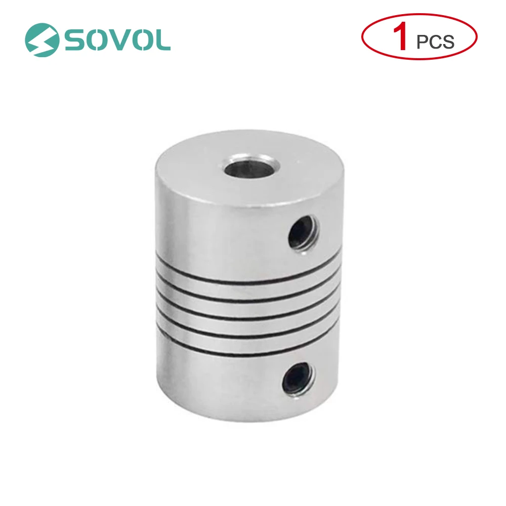 2 шт. Высококачественная Гибкая муфта вала 5*8*25 мм алюминиевая мотора с ЧПУ для 3D