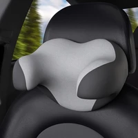 universal car seat pillow memory foam car headrest head neck pillow support sleep side head high elastic telescopic u shape gift