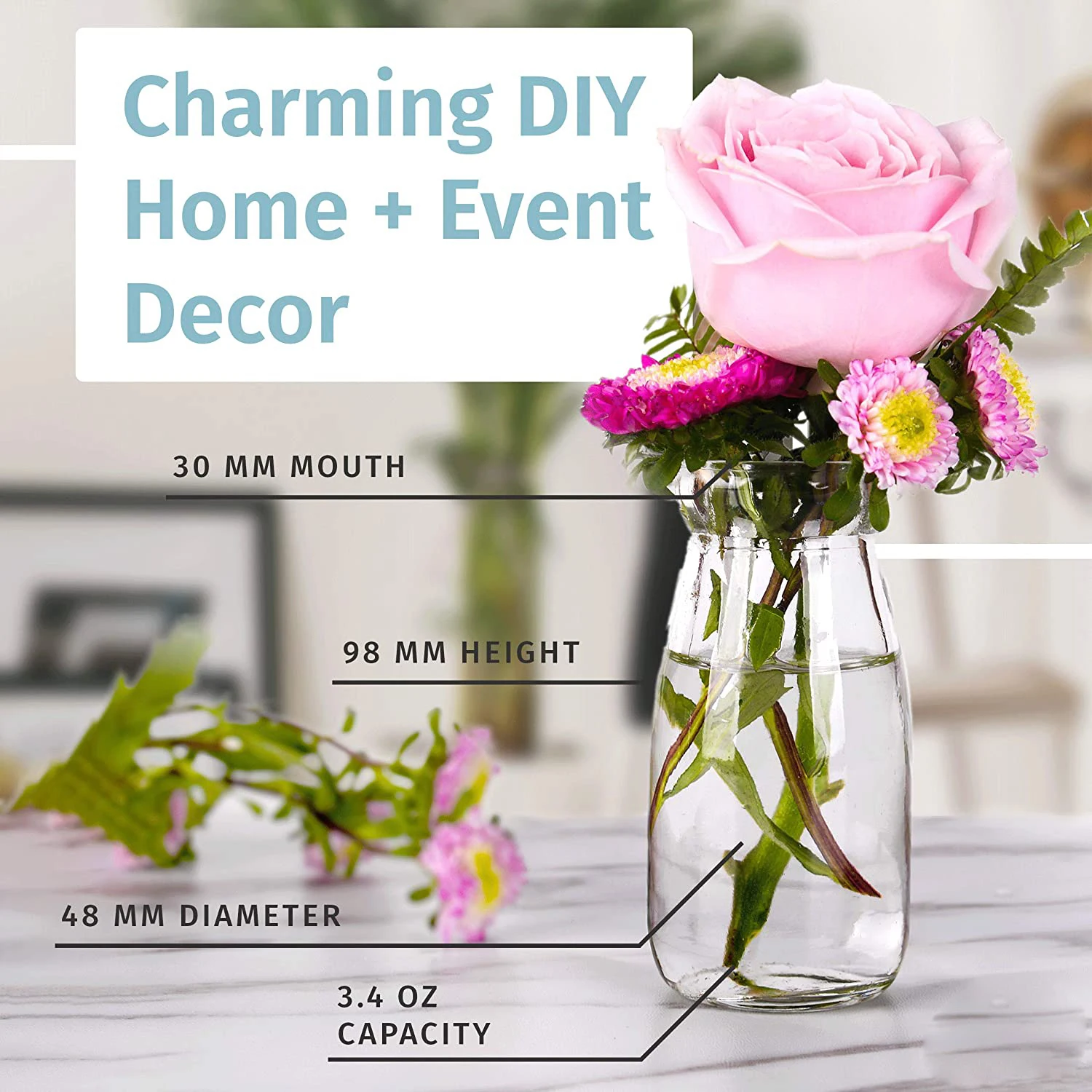 Маленькие стеклянные бутылки с пробкой 3 4 унций мини банки крышками вечерние