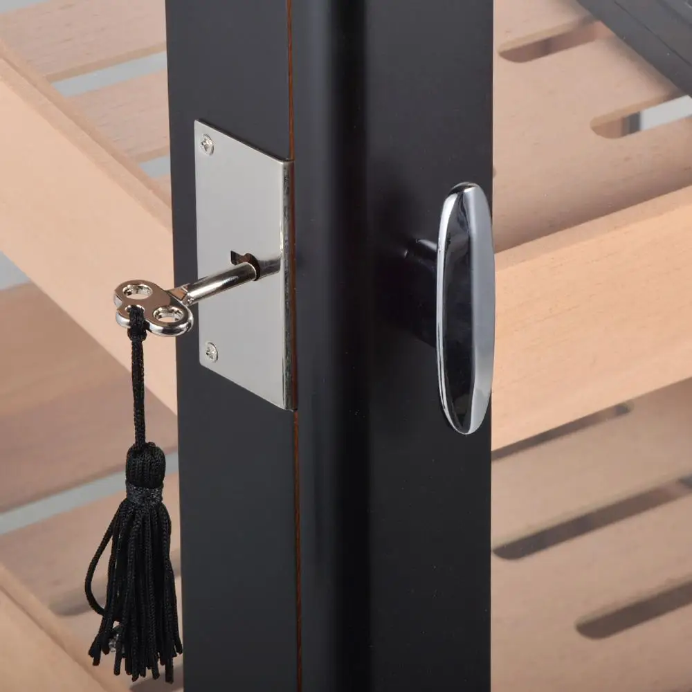 Элегантный стеклянный портсигар VOLENX с 3 ящиками роскошный гигрометром большая