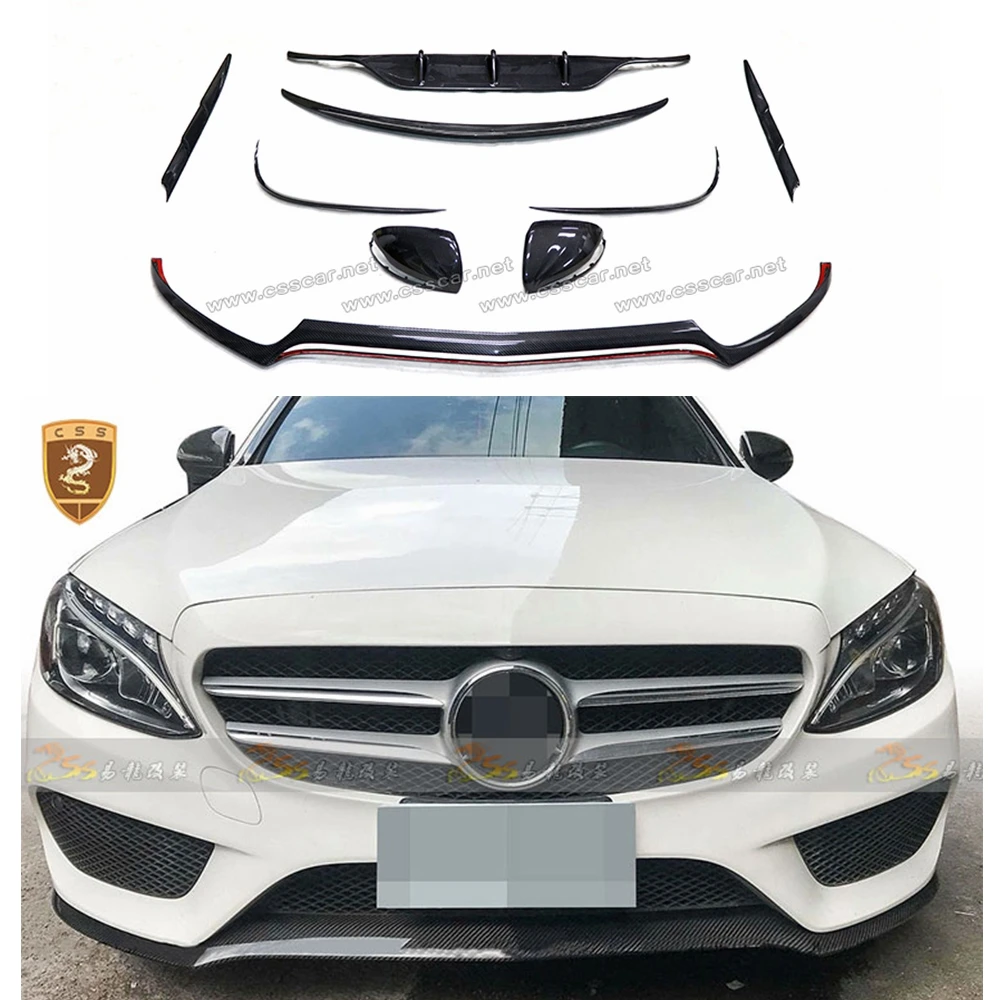 Комплект для сухого корпуса из углеродного волокна CSSYL класса C W205 зеркальная