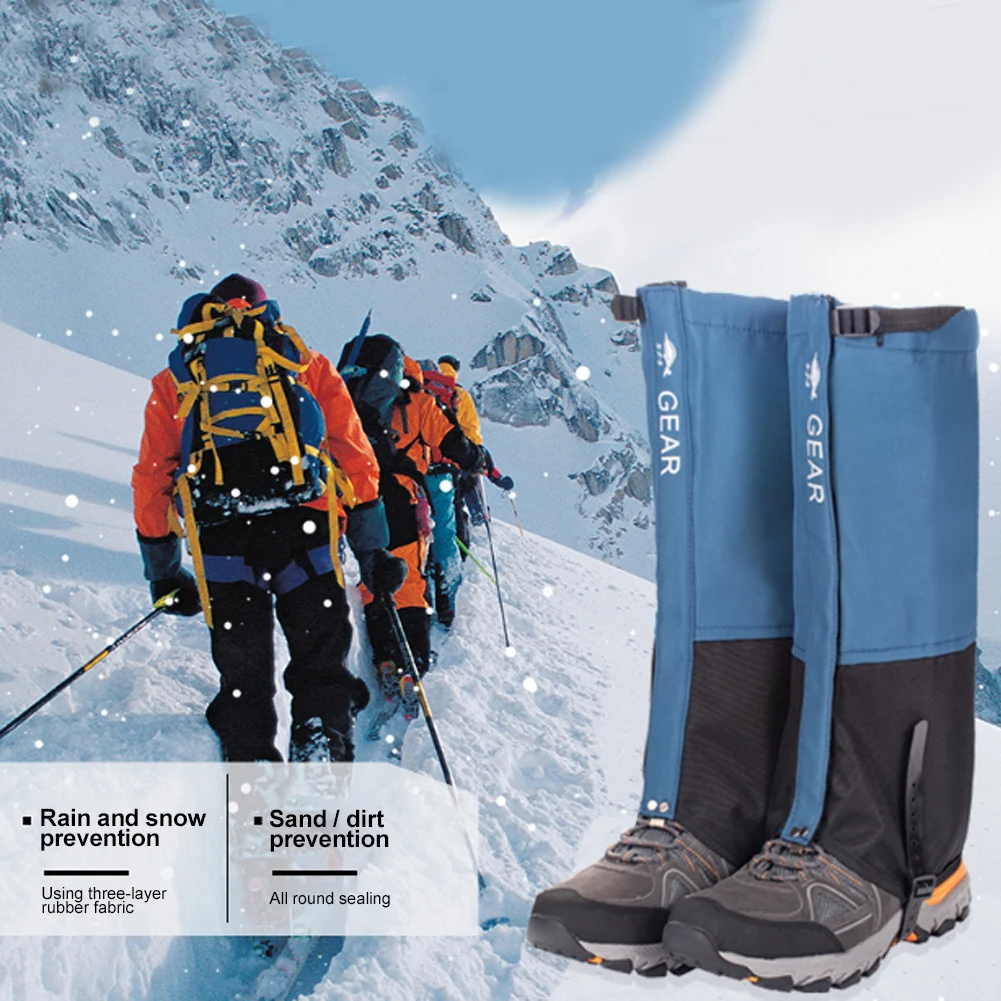 

Unisex Waterproof Leg Covers Legging Gaiter Climbing Camping Hiking Ski Boot Travel Shoe Snow Gaiters Leg Protection Snowshoeing