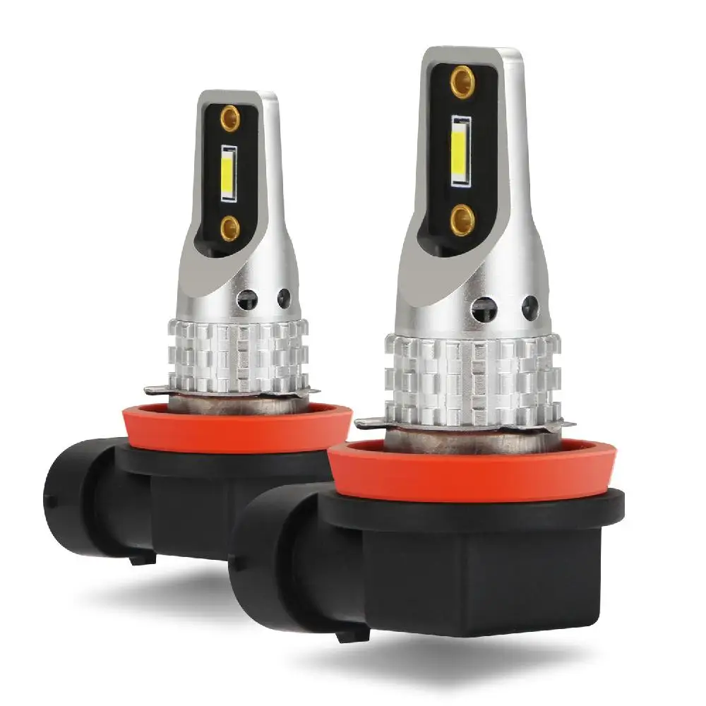HiMISS 2X H11 H16 светодиодный туман светильник лампы H8 H9 1860 CSP 6000 К белый свет 12V 24V 50W 880 H1