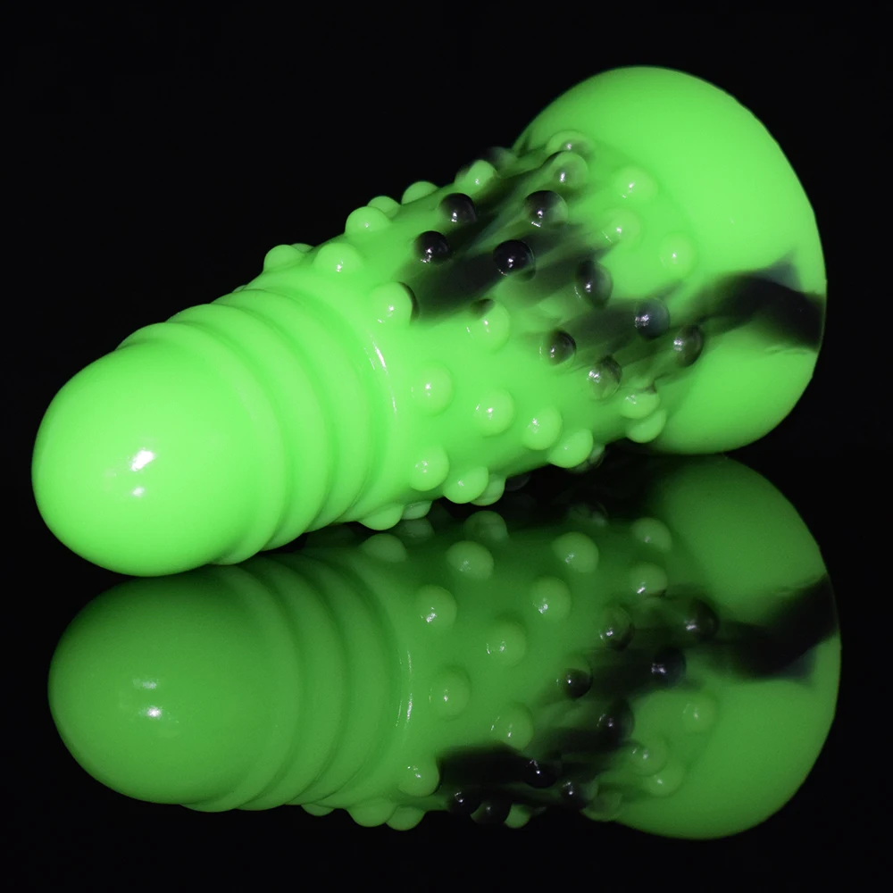 Толстый анальный фаллоимитатор с пышной точкой круглая головка Анальная пробка