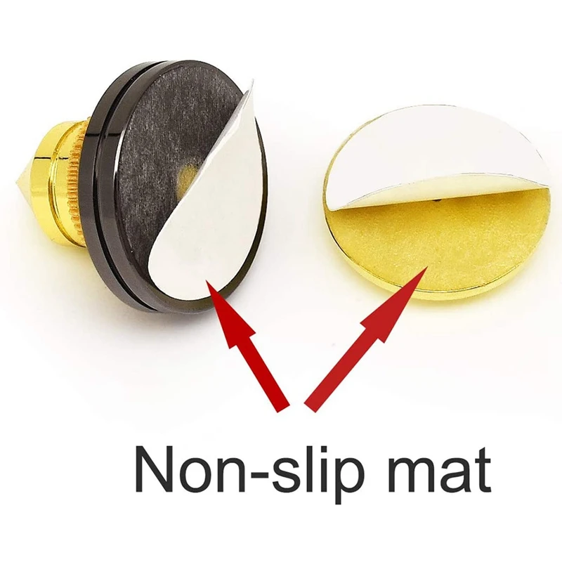 8 комплектов золотые акустические шипы стойки сабвуфер CD o усилитель Поворотная