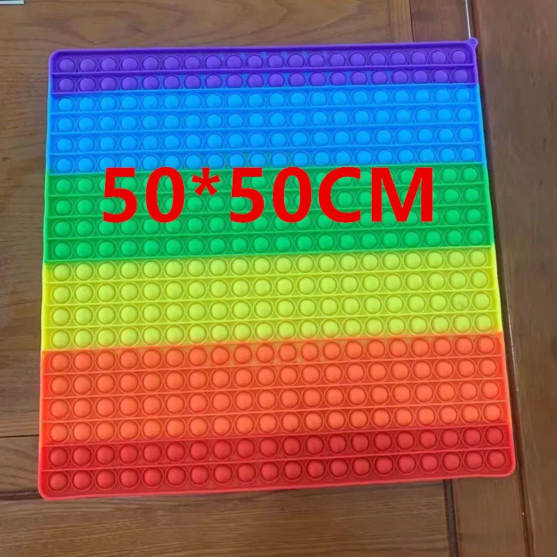 

2021 New 50/40/30cm Super Big Size Push Bubble Toys Autism Needs Squishy Stress Reliever Toys Adult Kid Funny Anti-stress Fidget