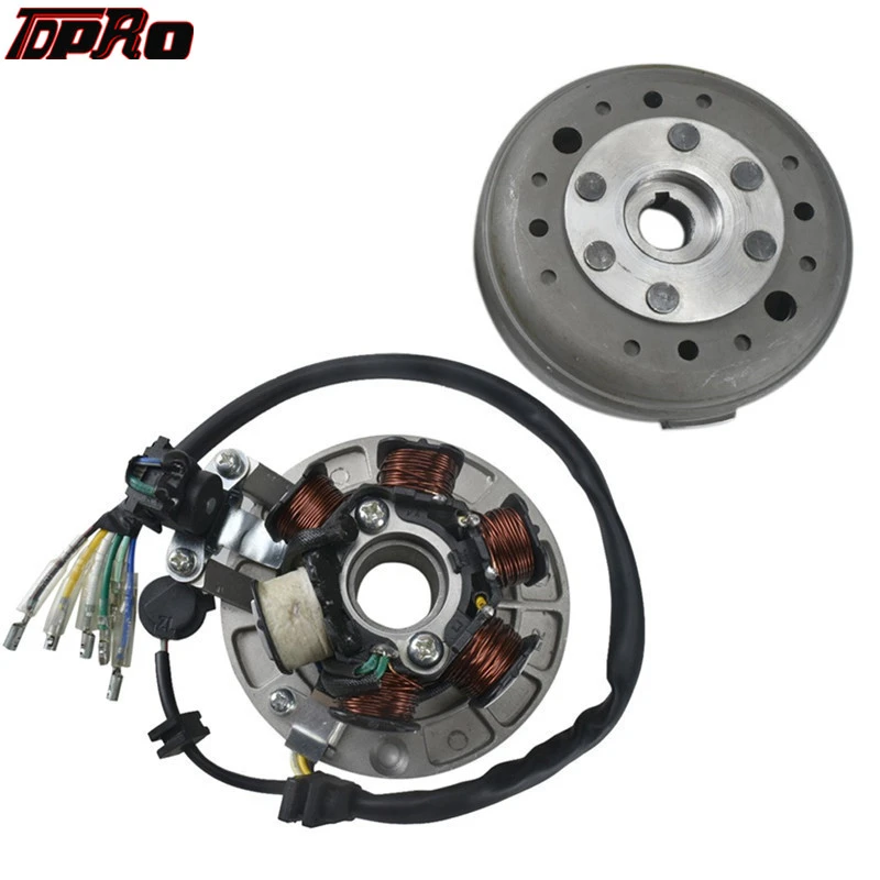 TDPRO 6 катушка зажигания Магнитный статор маховик ротора комплект новый для