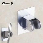 Держатель для душа ZhangJi, самоклеящаяся насадка для душа с регулируемым углом наклона, водонепроницаемая крыша, прочный держатель для душа, без сверла