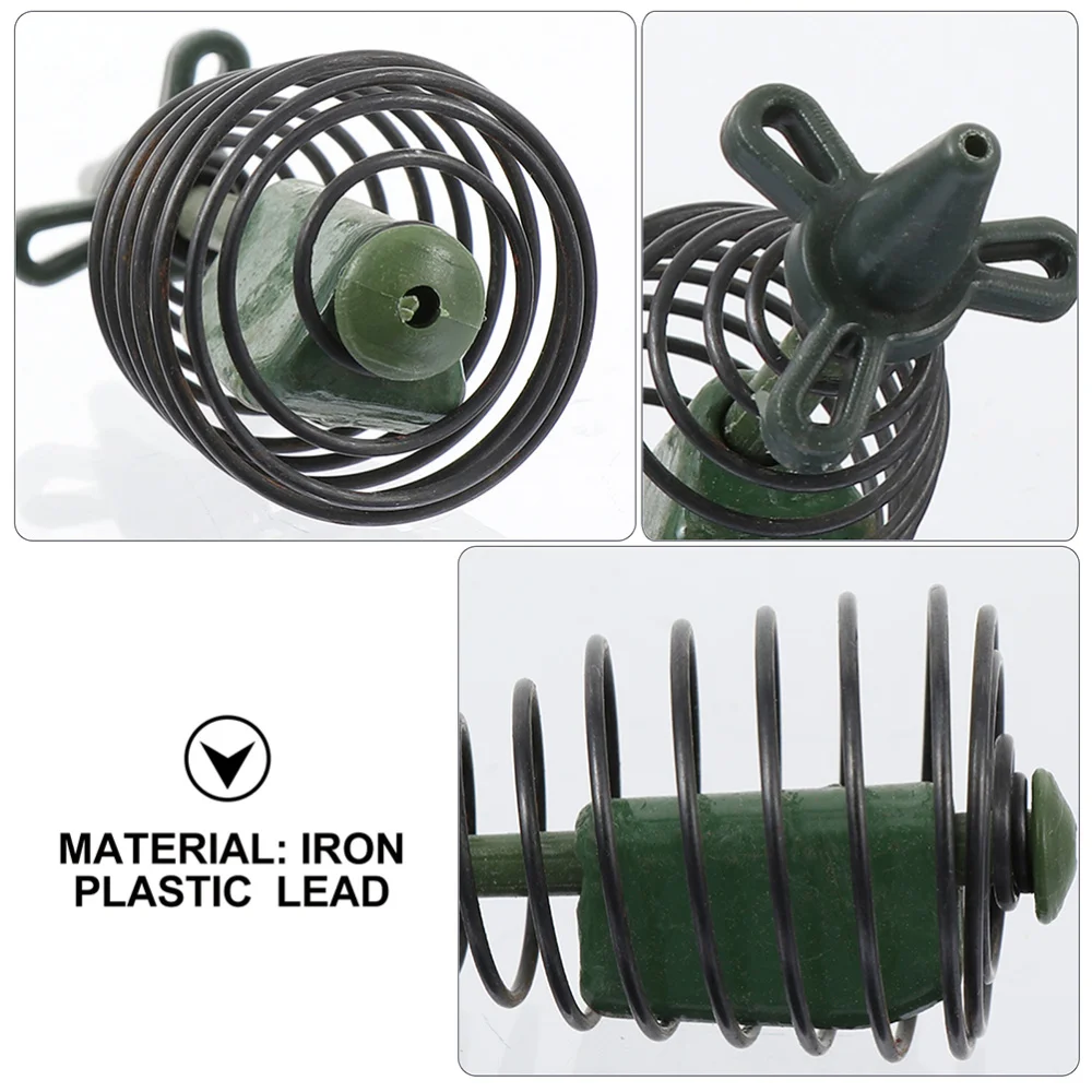 

4pcs Carp Feeder with Sinker Lure Fishing Bait Holder Tackle Equipments