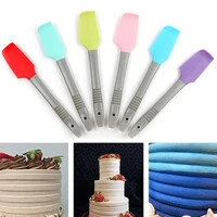 silicone baking pastry spatula for cake kitchen spatula cream mixer ice cream scoop cream scraper baking tools%ef%bc%88random color%ef%bc%89