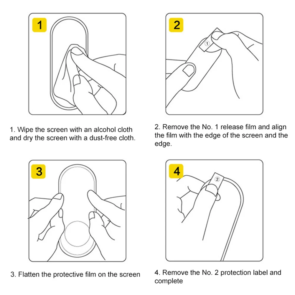 Новое поступление 3 шт. водонепроницаемая защитная пленка из ТПУ для смарт часов