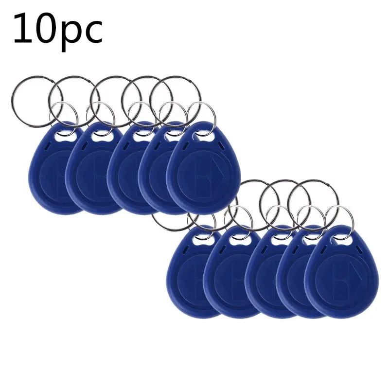 

10 шт. Дубликатор EM4305 T5577 клон Бесконтактный значок записываемая копия перезаписи 125 кГц RFID-метка брелок Портативный Ключ-наклейка для карт