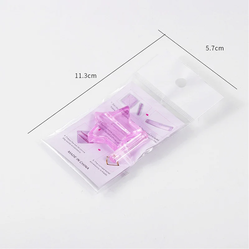 

1 Pcs Nail Embossing Mould Star/Heart Shape Nail Art Metal Rivet Embossed Frame Bend Curve Making Model DIY Manicure Tool