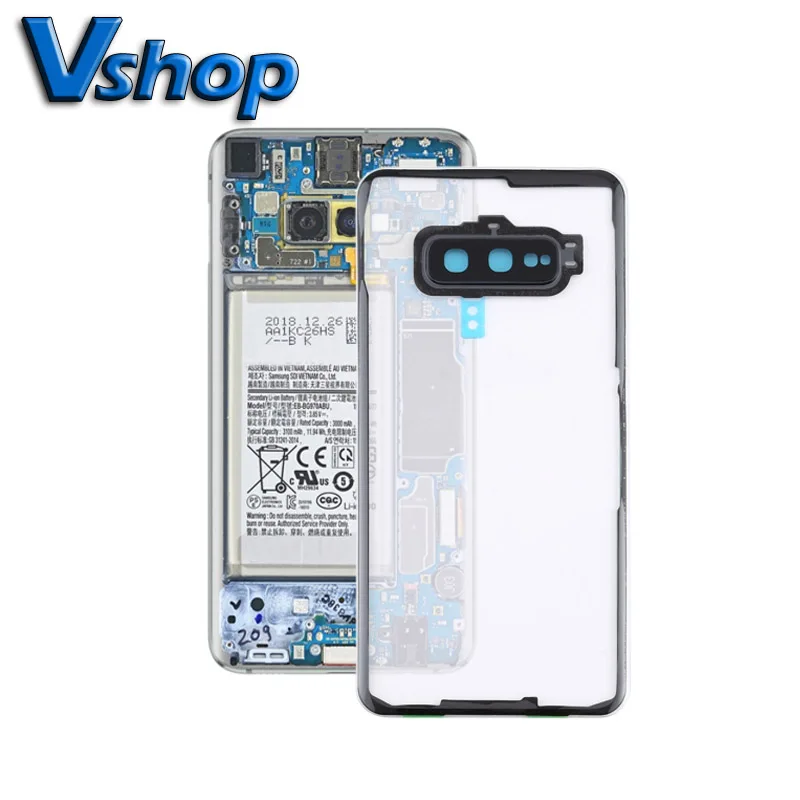 Запасная часть для телефона прозрачная задняя крышка с крышкой объектива камеры