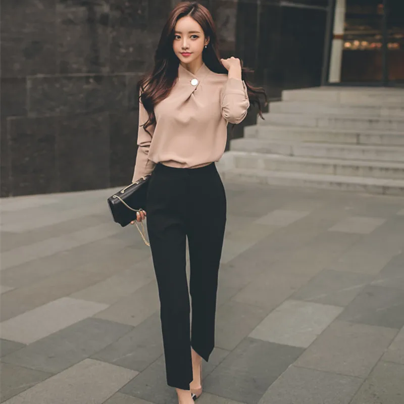 Женский облегающий костюм для офиса и вечеринок модная облегающая шифоновая