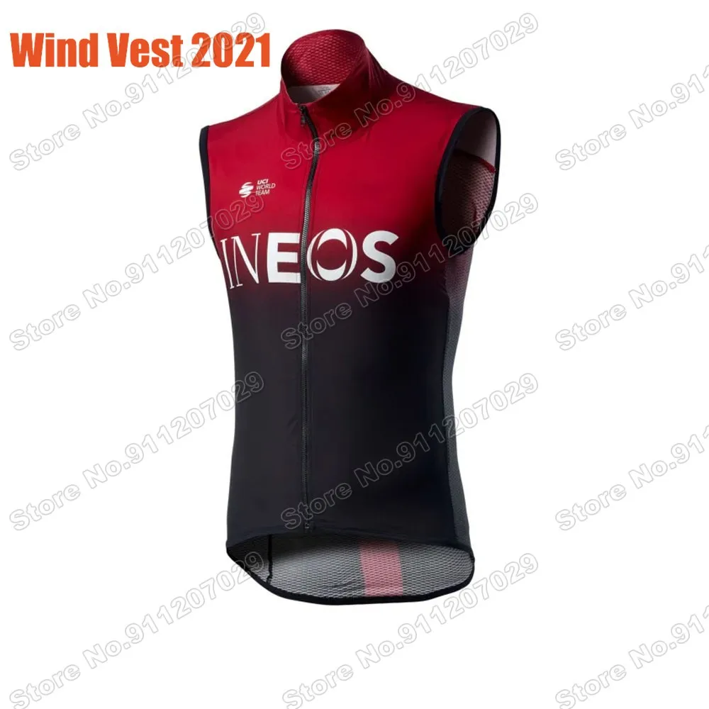 

Maillot INEOS Grenadier 2021 Wind Vest Windproof Lightweight Cycling Vest Race Road Cycling Jersey Sleeveless MTB Ropa Ciclismo
