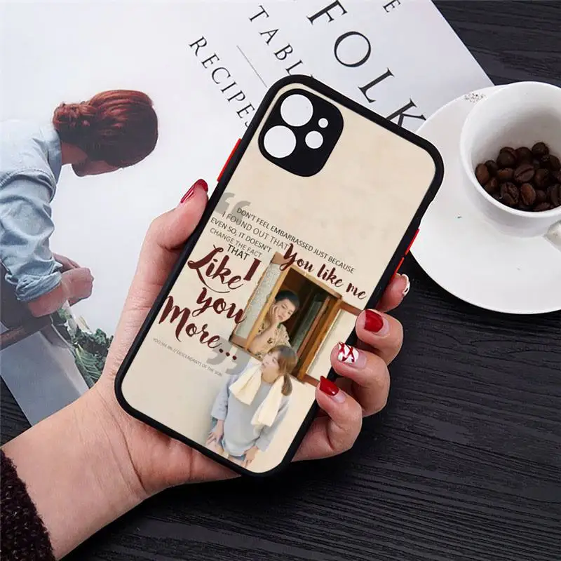 

The Descendants Of The Sun korean tv show Phone Case matte transparent For iphone 7 8 11 12 plus mini x xs xr pro max cover