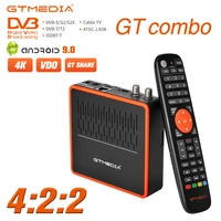 gtmedia gtcombo android 9 0dvb s2xt2c new android tv box cable satellite tv receiver smart ca card ccam m3u decoder pk gtc