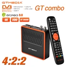 GTMEDIA GTCOMBO Android 9,0 + DVB-S2XT2C, Новый Android TV BOX, спутниковый ТВ-приемник Smart CA card CCam M3u, декодер PK GTC