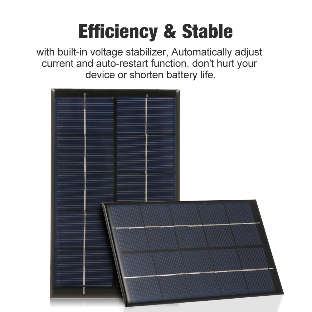 Портативное мини-зарядное устройство на солнечной батарее 2 5 Вт/5 В с usb-портом