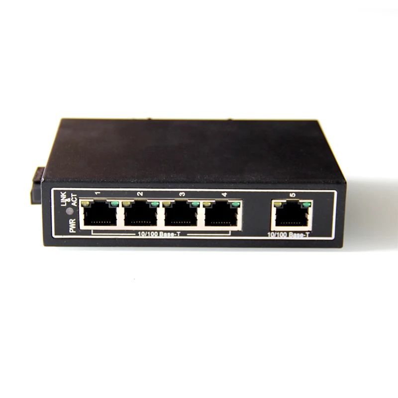 Неуправляемые 5 портовые гигабитные промышленные коммутаторы Ethernet GOVIAME 10/100