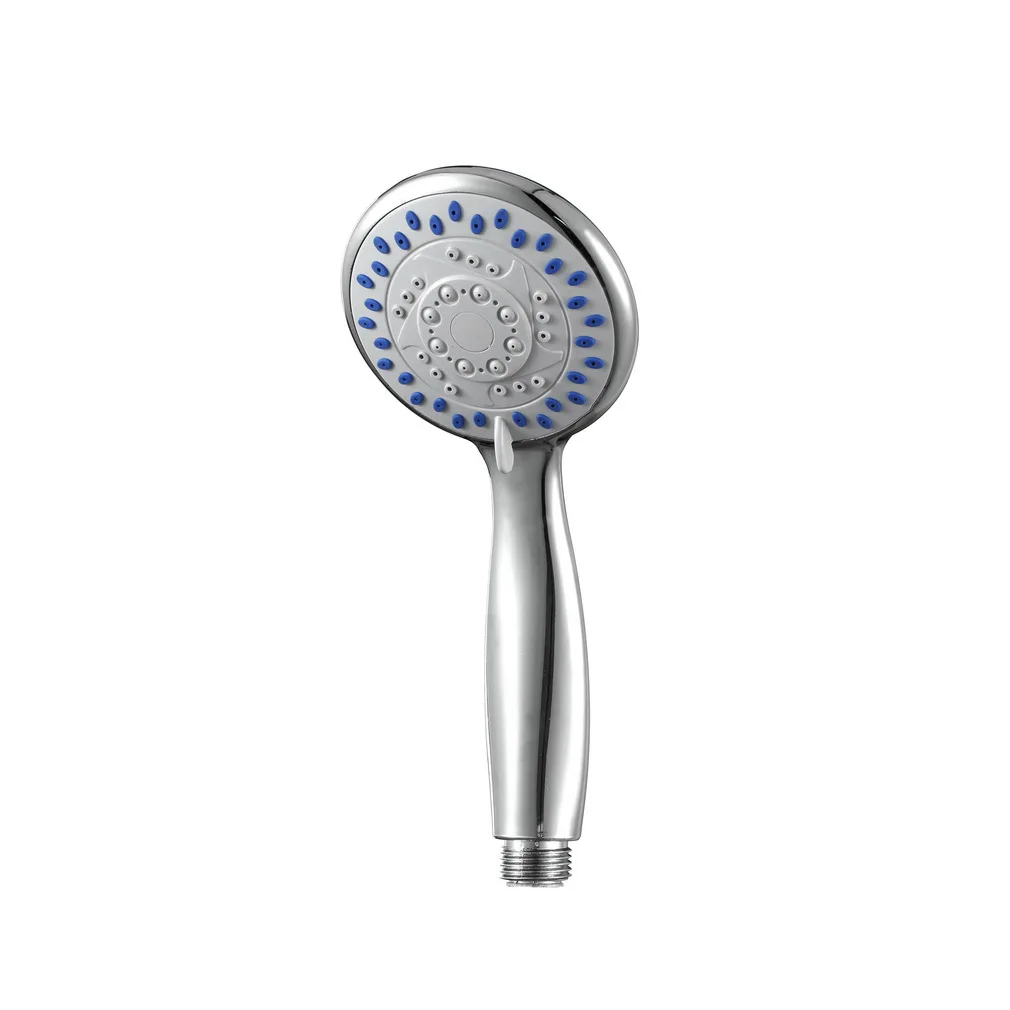 

Silver Color Chrome Shower Head With 3 Mode Function Spray Anti-limescale Universal Handheld Home Bathroom