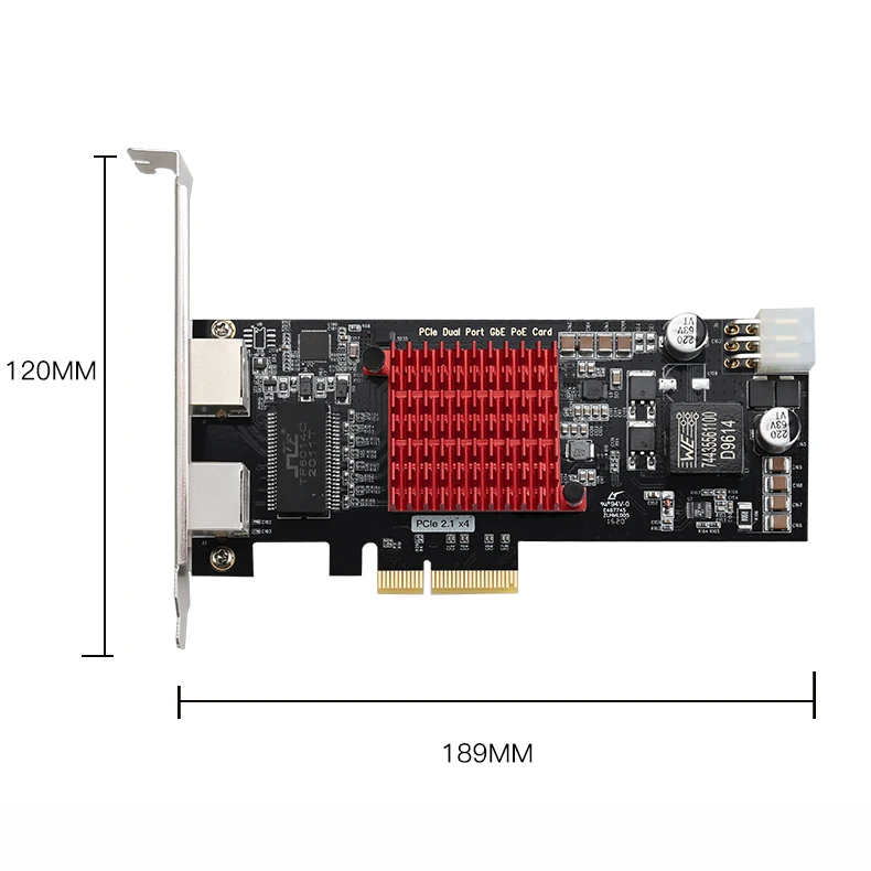 POE  gigabit ethernet      PCIe X4   Intel I350AM2
