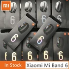 Умный Браслет Xiaomi Mi Band 6, водонепроницаемый фитнес-трекер с измерением кислорода в крови, пульсометром, Bluetooth, Смарт-часы Mi Band5