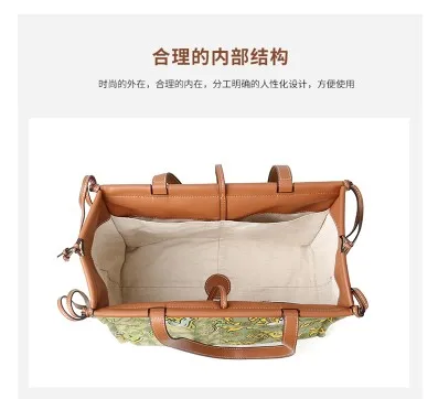 

INS Large Capacity Bag Women's 2020 New Style Korean-style Fashion Casual Shoulder Tote Bag Printed Large Volume Canvas Bag