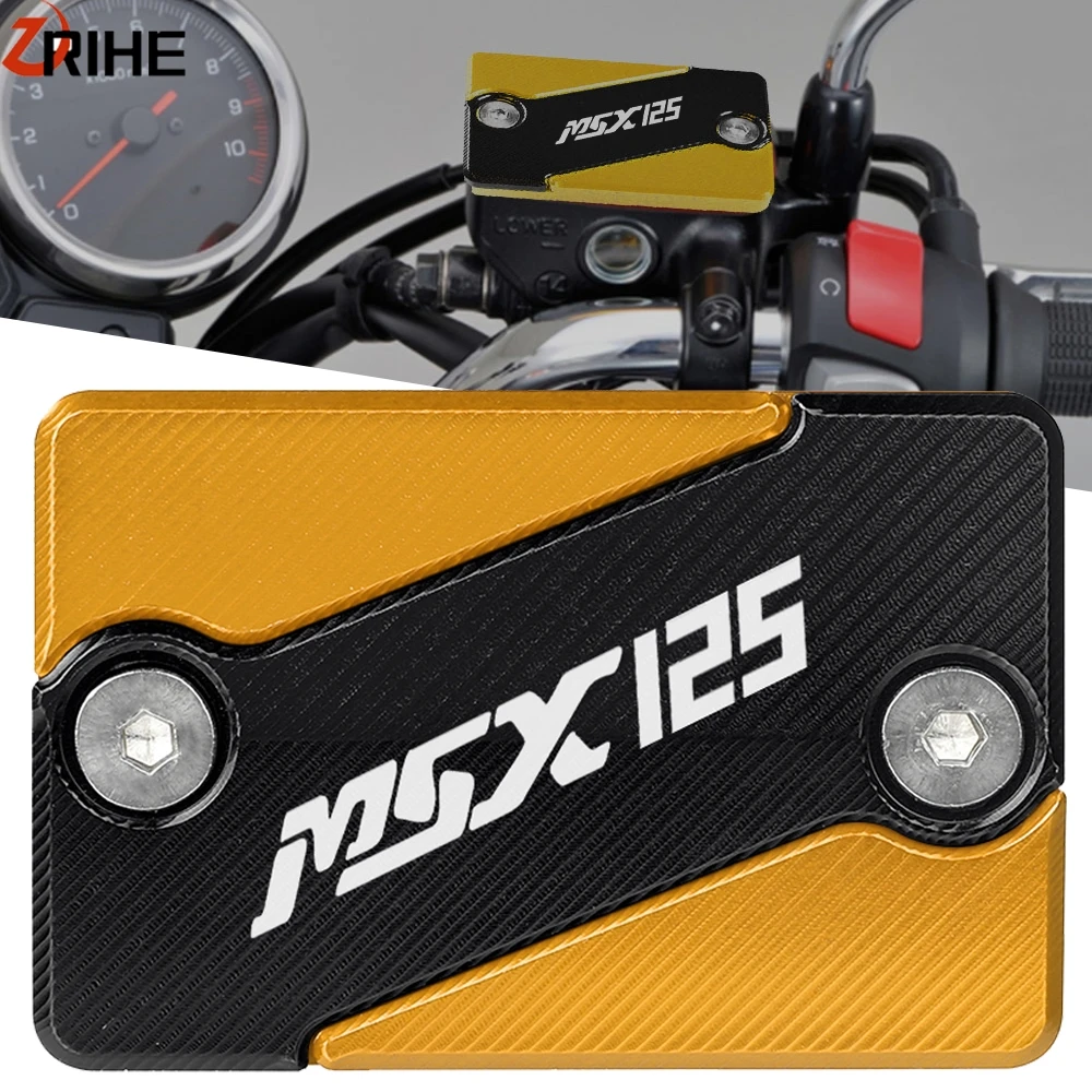 

FOR HONDA MSX125 Grom/SF ADV150 2016 2017 2018 2019 2020 Moto Front Brake Fluid Rerservoir Cover HighQuality Master Cylinder Cap