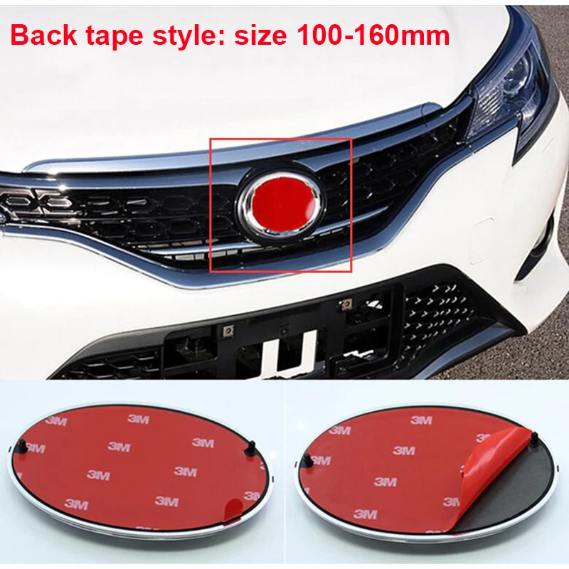 

Car Styling Middle Front Grille Rear Trunk Emblem Modified Upgrade Logo Sticker for Toyota Camry Highlander IZOA RAV4 CHR